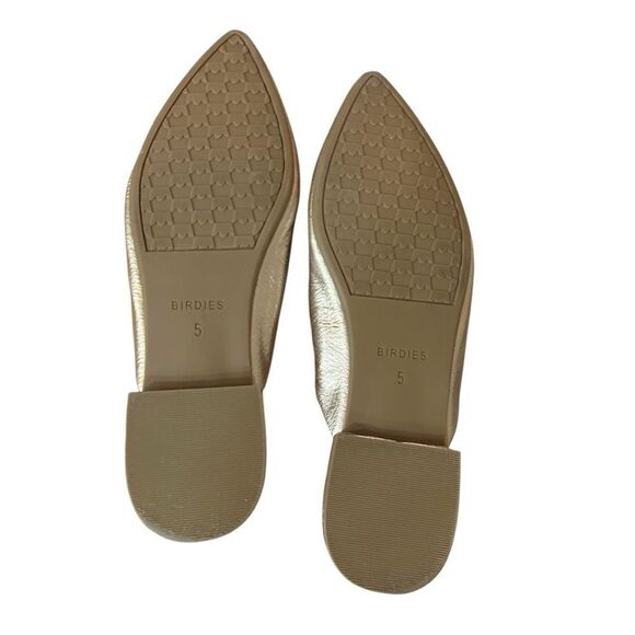 Birdies Swan Gold Mule Flat Size 5 - Picture 9 of 9